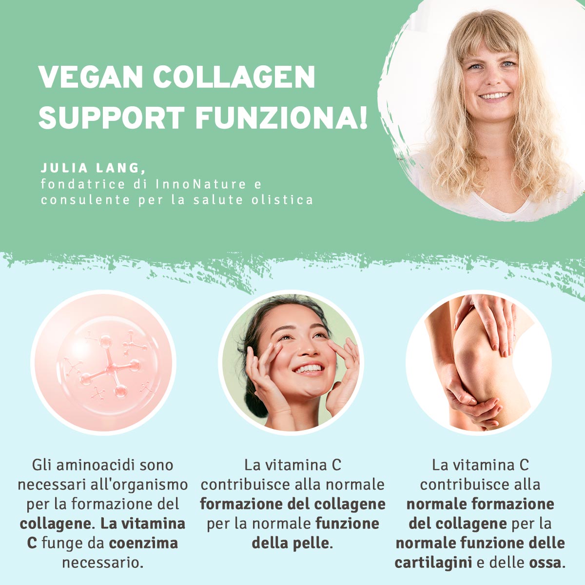 Vegan Collagen Support: rosa canina e aminoacidi al supporto del collagene