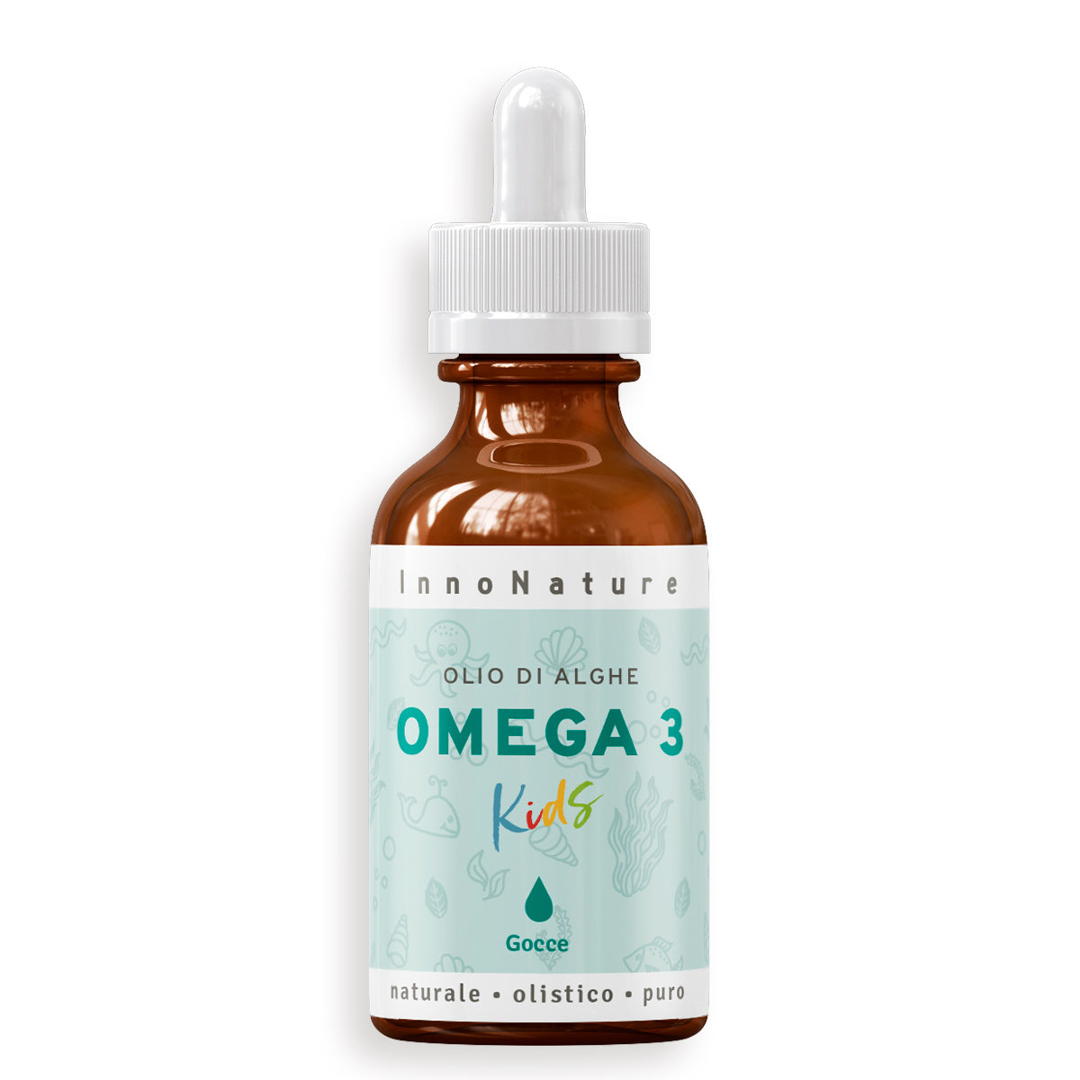Olio d’alga: Omega-3 per bambini, in gocce