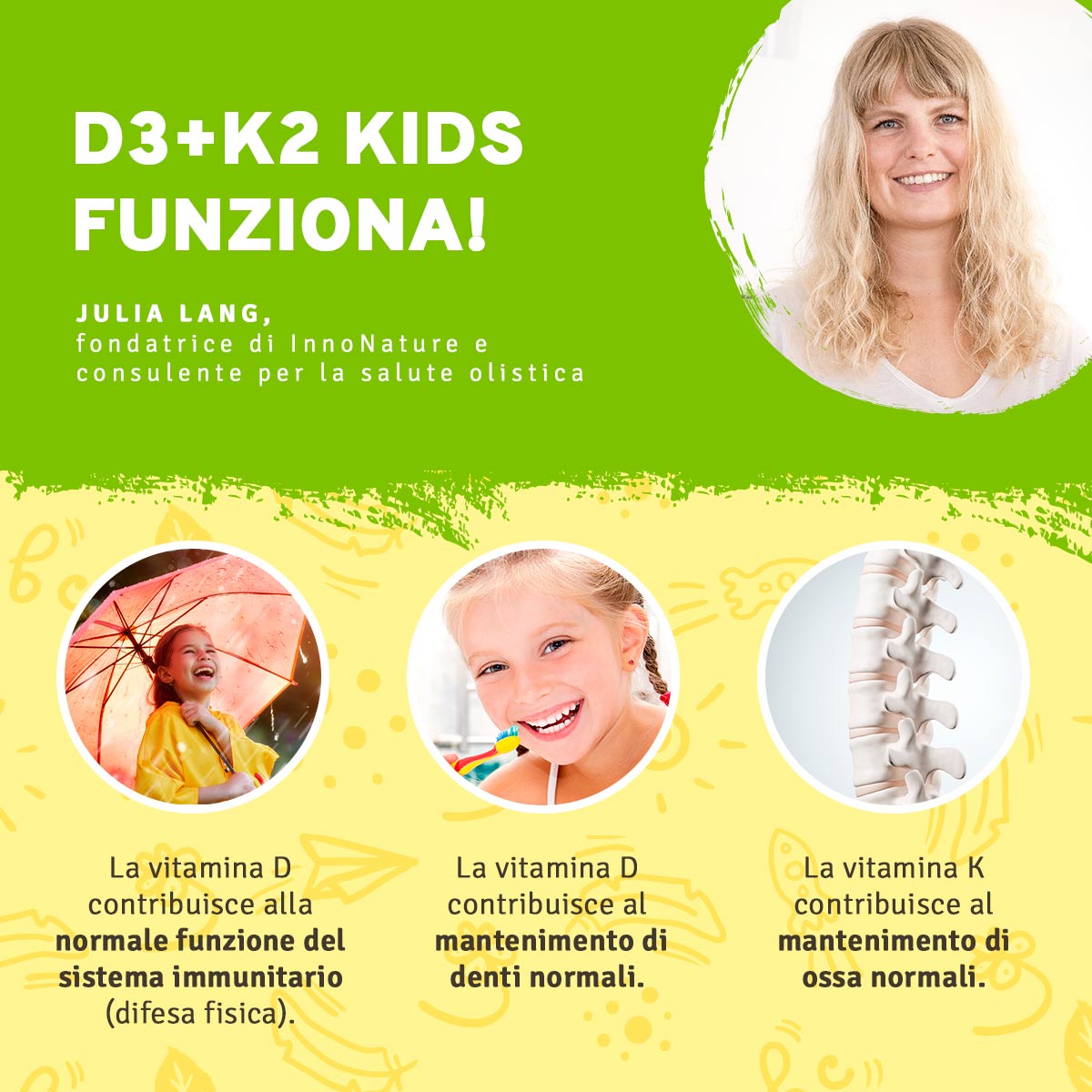 Vitamina D3 e K2: Per bambini, in gocce